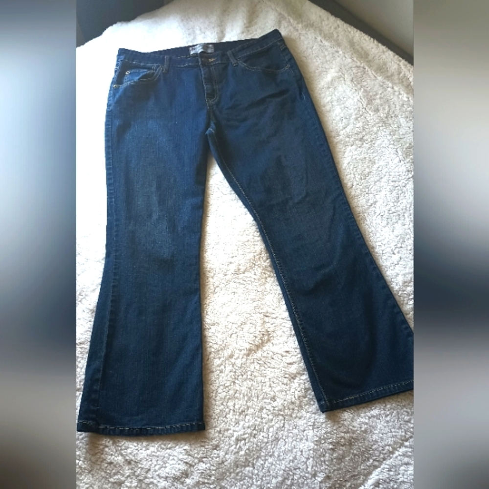 Vintage Levi Strauss Stretch Low Rise Boot Cut Jeans Misses Size 12 Short